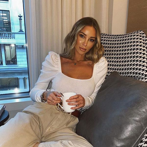 

women's jumpsuits & rompers spring summer solid color triangle bodysuit for women casual puff sleeve bodysuits slim fitness square coll, Black;white