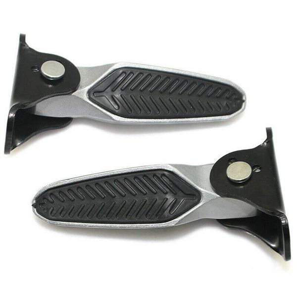

universal motorcycle scooter rear foldable foot pedal trims accessories, 2pcs pedals