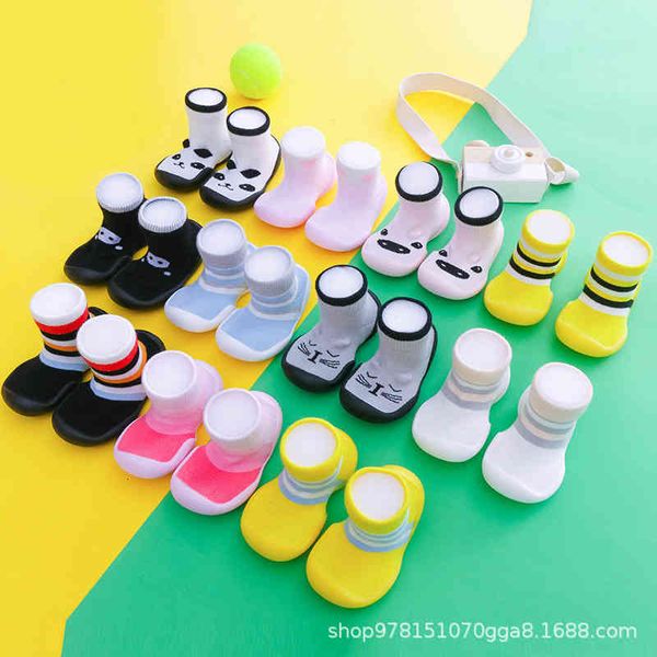 

walker toddler shoes spring and summer non slip walking soft bottom breathable baby floor socks indoor colored