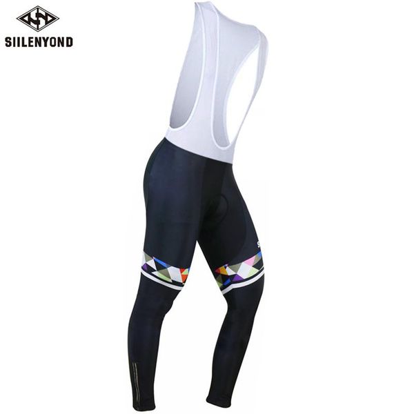 

racing pants siilenyond shockproof coolmax cycling bib mtb bike tights bicycle trousers for man, Black;blue