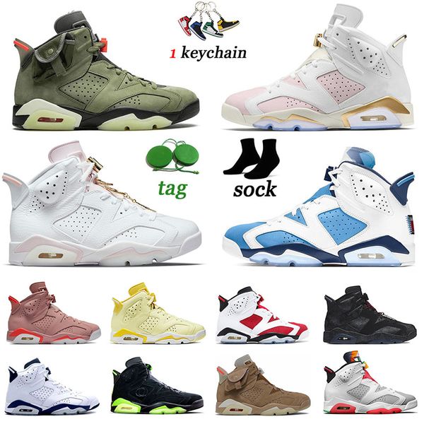 

2021 arrival gold hoops basketball shoes jumpman 6 british khaki unc mens womens carmine hare 6s travis cactus jack vi black men trainers sp