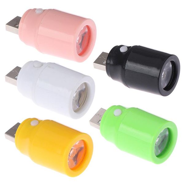 

book lights 6 colors portable 1w 100lm usb lamp white light led powerbank night torchlight with switch