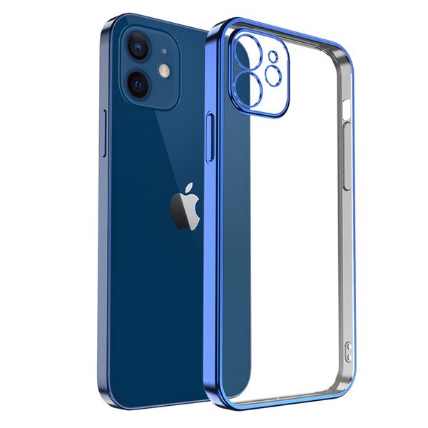 

lx brand luxury classic square frame plating case on for iphone 13 12 11 pro max 12 mini x xs max xr 6s 7 8 plus se soft clear cover