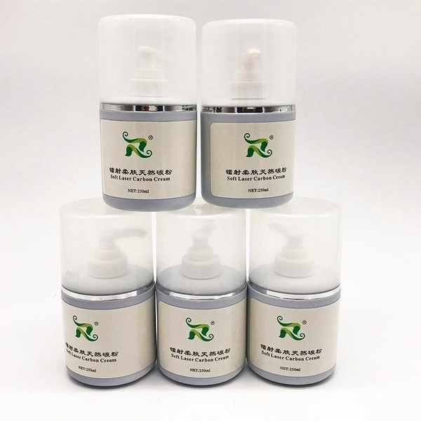 

300ml soft laser carbon cream black doll gel powder q switched nd yag laser