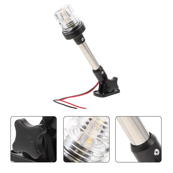 

bike lights 1pc navigation lamp 360Â° all around anchor light for boat signal