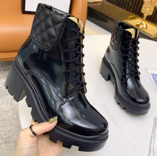 

women boots storm sylvie rhyton leather high two g platform boot real shoes crystal outdoor martin chaussures de designer tory 659691 us11, Black