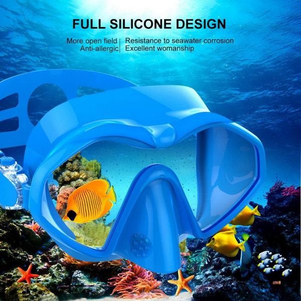 

diving mask silicone snorkeling underwater swimming equipment masks