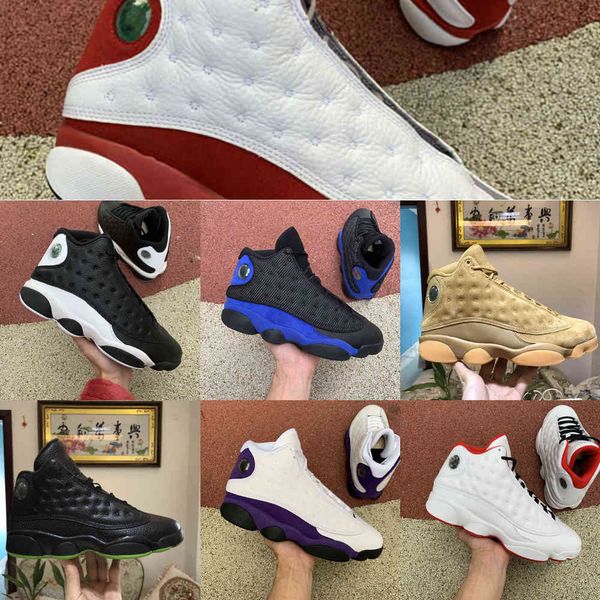 

jumpman 13 13s basketball boots shoes mens womens reverse bred flint lucky green soar playground lakers court purple sports48pb