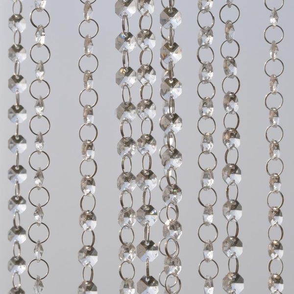 

1m garland strand hanging crystal glass bead curtain diamond chains party tree centerpiece diy decor chandelier