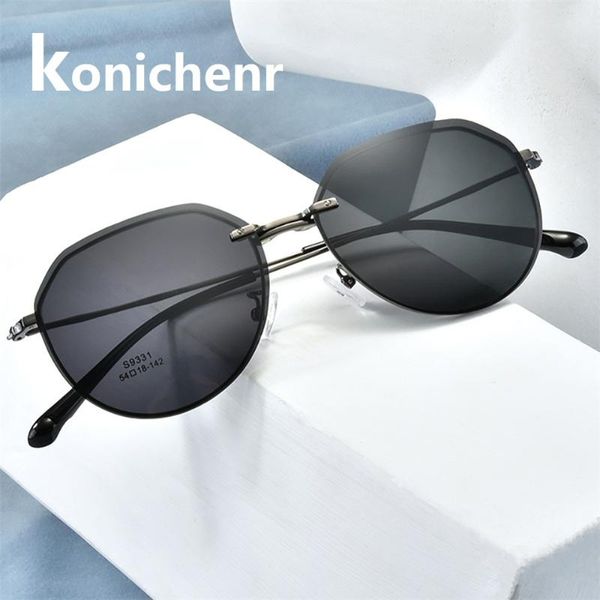 

fashion sunglasses frames konichenr glasses frame eye for men women myopia optical prescription spectacles with clip, Black