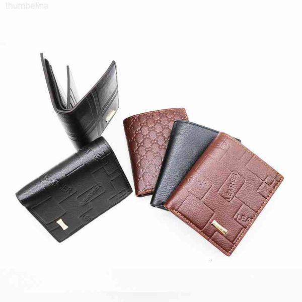 

wallet 9 men short card, young business , tiktok, and the same ., Red;black