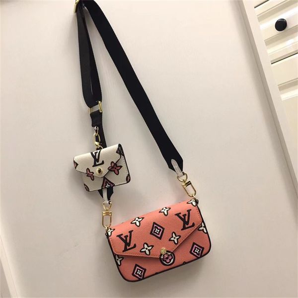 

gg Â lv Â louis Â vutton ysl Â chanel designer women messenger bags purses handbag wallet 3-piece style and a golden chain shoulder bag wall