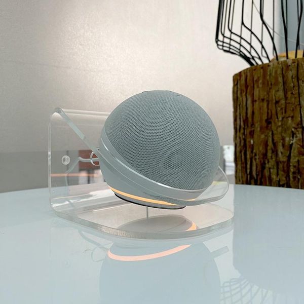

wall shelf holder for amazon echo dot 4th gen smart speaker sturdy mount computer speakers