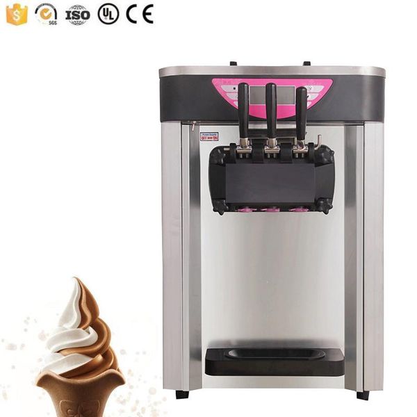 

ice cream making machine sundae commercial automatic three flavor soft 220v/110v