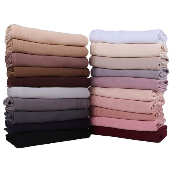 

scarves 10 day delivery 170x60cm plain cotton jersey hijab scarf shawl solid color with good stitch stretchy for women, Blue;gray
