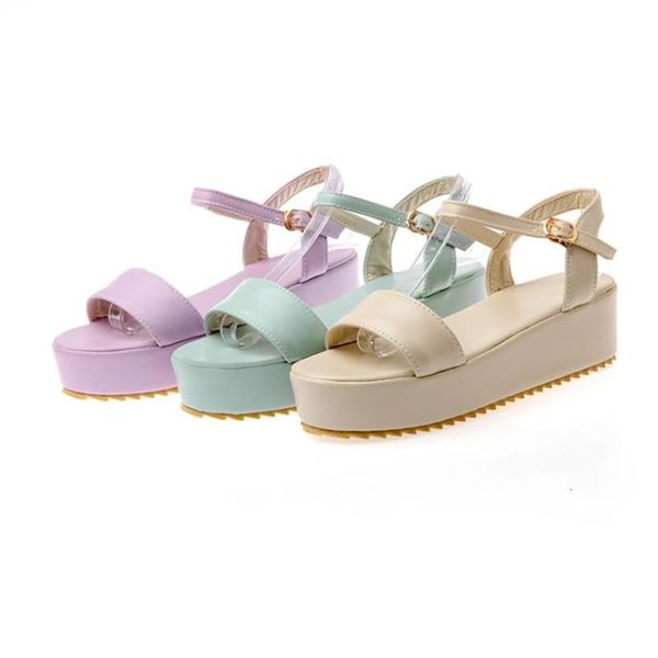 

sandals ochanmeb wholesale good quality oversized largest size 49 50 shoes women platform flatform summer sandal nude shoe rm2z, Black