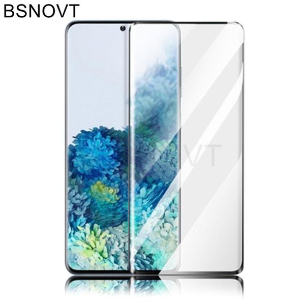 

glass for galaxy s20 plus screen protector curved edge seamless tempered cell phone protectors