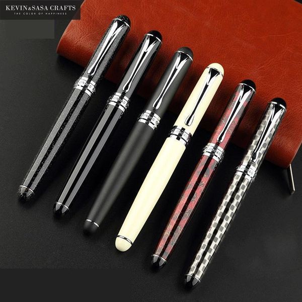 

classical ef fountain pen luxury ink full metal clip gift school supplies 0.5mm office accessories pens