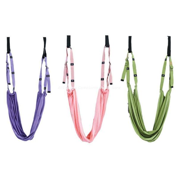 

resistance bands yoga fitness stretching thicken strap door back bend assist training waist leg exercise flexibility band for dance dropship