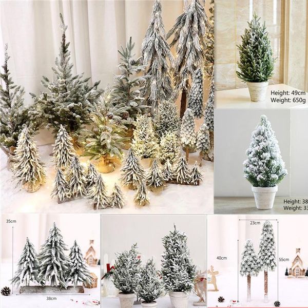 

christmas decorations 2022 year artificial pe mini tree decoration deskpine home office holiday