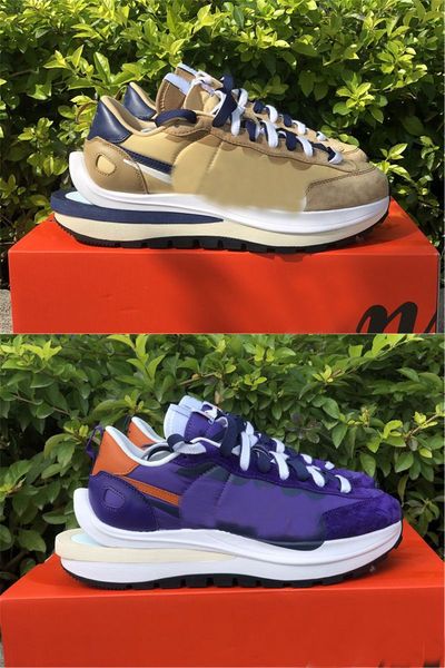 

2021 authentic vaporwaffle ldwaffle ldv shoes sesame blue void dark iris tan white navy orange summit purple man woman sport fuchsia game