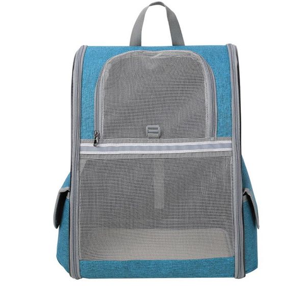 

cat carriers,crates & houses hiking carrier bag foldable portable visible buckle large capacity dog outdoor travel oxford cloth ventilated p