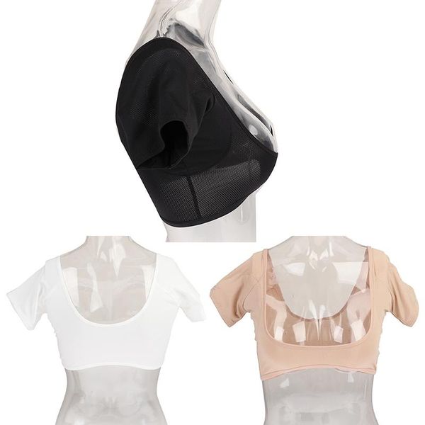 

yoga outfit reusable t shirt sweat pad washable underarm armpit pads perfume absorbing