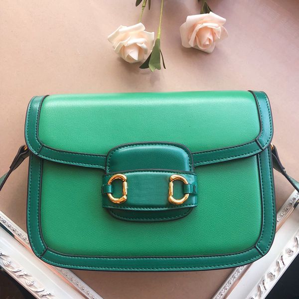 

retro horse street bcukle bag women letter full leather crossbody handbag flap shoulder back pack long starp