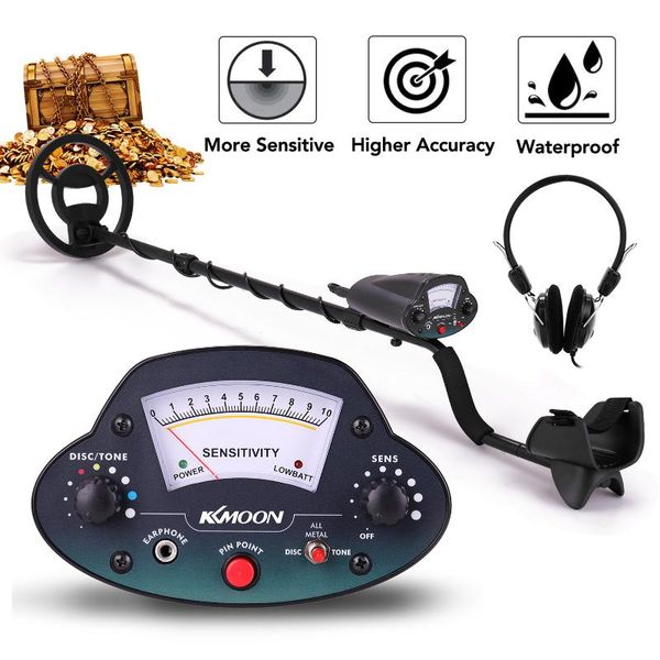 

kkmoon md-5070 metal detector 8.7inch waterproof gold treasure finder search coil handheld portable tool detectors
