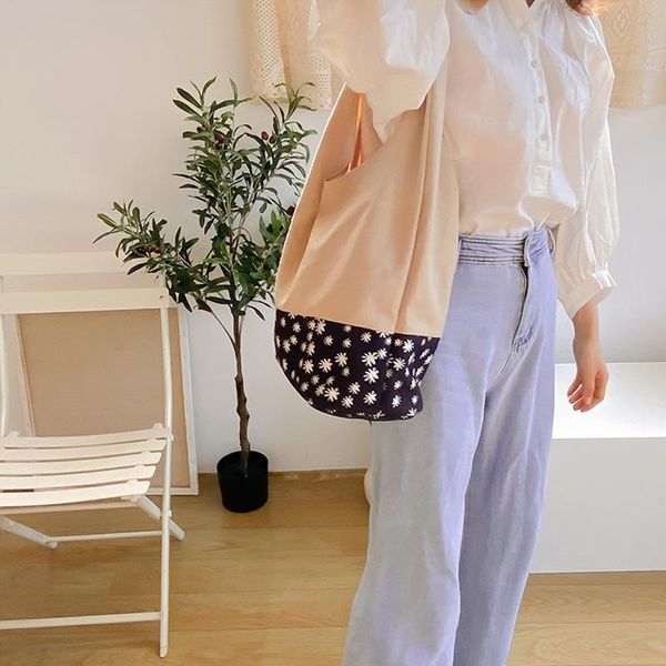 

evening bags canvas bag shopping handbag lady shoulder cute large capacity single