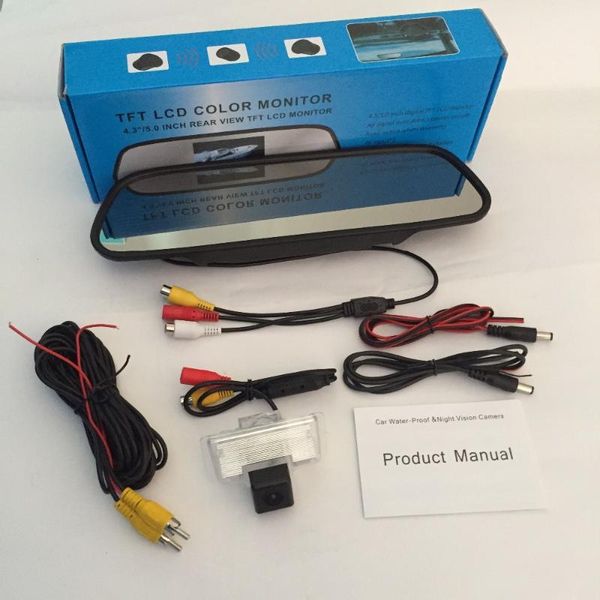 

car video thecakes 5inch mirror monitor wide lens angle ccd night vision park rear view camera for murano 3th z52 2021~2021