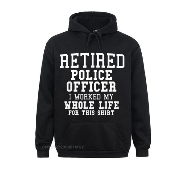 

men's hoodies & sweatshirts retired officer i worked my whole life for this casual men summer/autumn sportswears coupons, Black