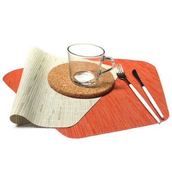 

mats & pads insulation placemats fan-shaped dining table mat wearproof environmental protection kitchen accessories