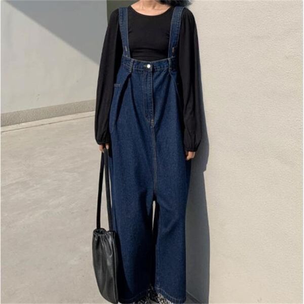 

women's jeans alien kitty 2021 jeanswear plus size -4xl overalls oversize loose cowboy straight denim lady ol summer streetwear pants, Blue