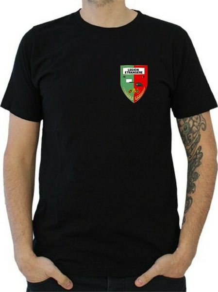 

t-shirt legion etrangere man, White;black