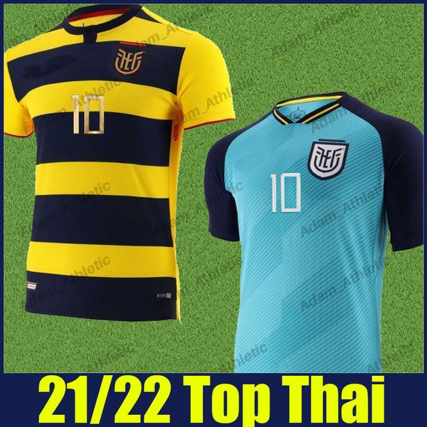 

ecuador soccer jerseys 2021 copa america valencia hincapie estupinan football jersey a.preciado plata estrada m.caicedo national team shirts, Black;yellow