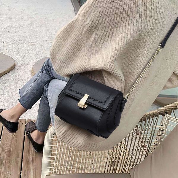 

viney bag women's fashion leather net red chain 2021ins one shoulder msenger bag