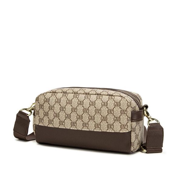 

factory wholesale men bag street fashion printing mens messenger bags simple joker leather handbag personality zipper contrast fashions hand