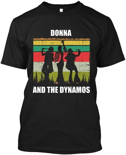 

#donna and the #dynamos sunset t shirt size m-5xl, White;black