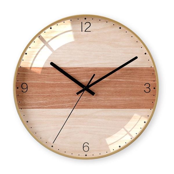 

wall clocks fashion mirror face clock 30x30x4.5cm 800g european living study room modern home decoration accessory digital