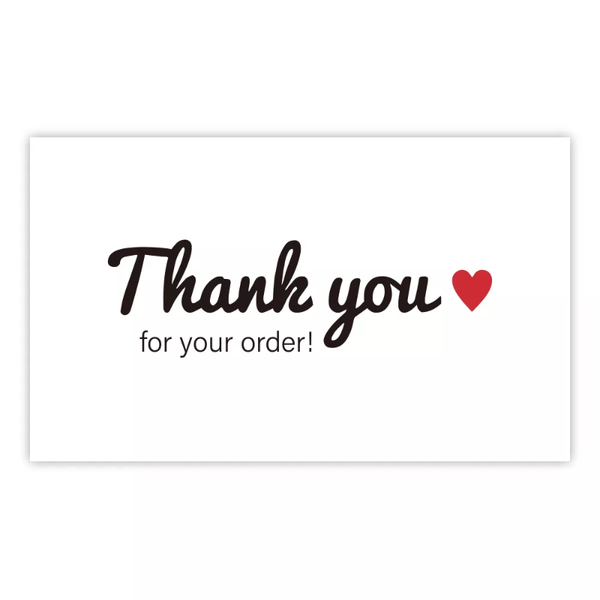 

greeting cards 30 pcs white thank you card for your order praise labels small businesses decor shop gift packet