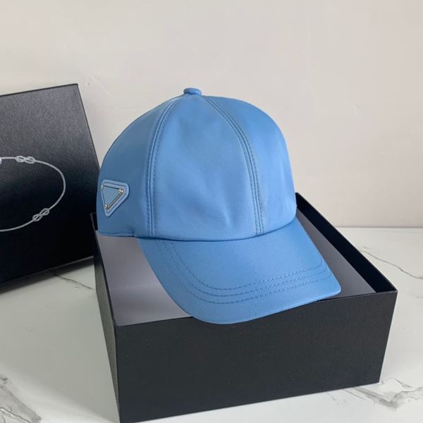 Caps praddas pada casquette prd pra lado mulheres presente nylon chapéu chapéus mens triângulo boné de beisebol 2105284sx designers ajustados