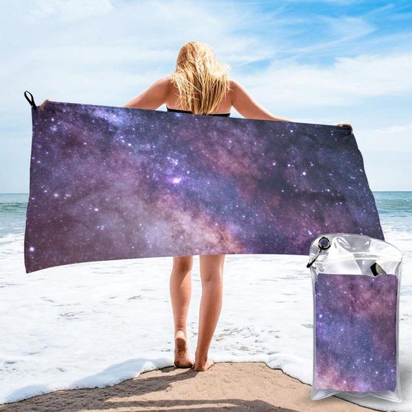 

quick drying pocket towel galaxy portable water absorbent no pilling sports bath