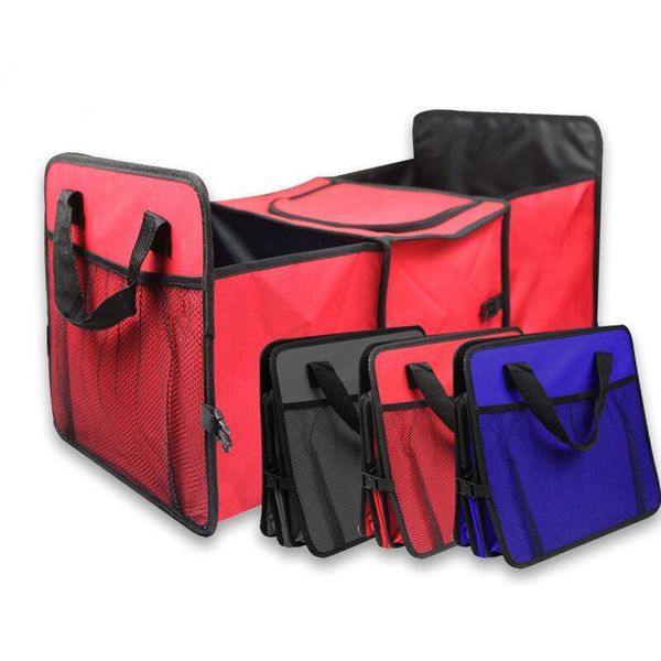 

car organizer trunk multi-function folding backup storage box with insulation package interior accessries