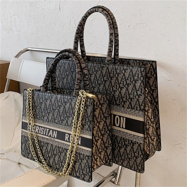 

70% off deals online spring and summer advanced sense of foreign style large bag women's capacity single shoulder 2022 new fashion chai