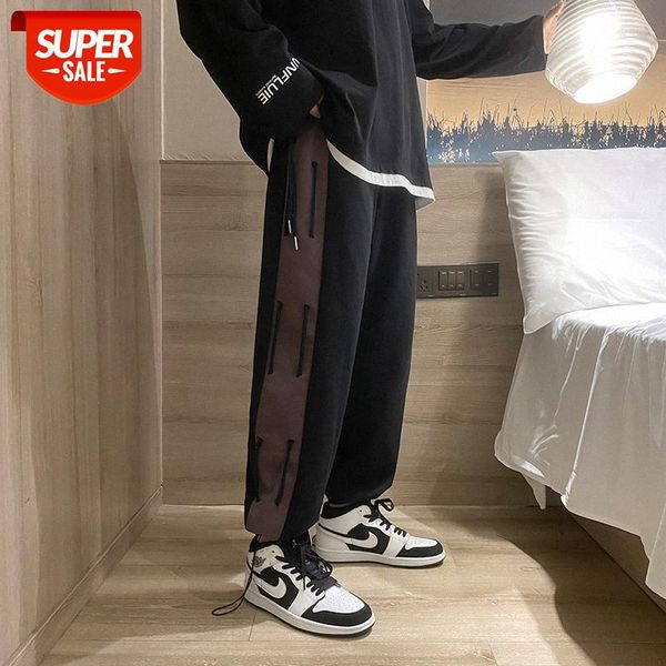 

yemi fashion|pants men's casual contrasting color striped sweatpants japanese korean style loose footwear pants #zy3q, Black