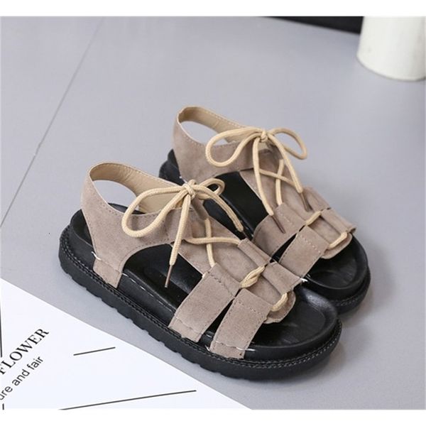 

sandals thick bottom beach rome all-match sandals female summer student flat shoes tide, Black