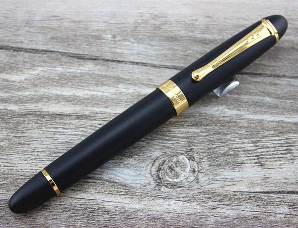 

fountain pens lot jinhao pen x450 matte black gold clip ink school supplies