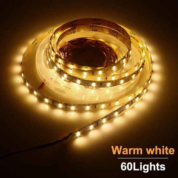 

strips led lemps strip lights highlight warm white double panel wall lamps 12v smd5630 300leds 5m luxury christmas decorations 2022