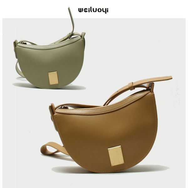 

design hand korean designer's saddle single shoulder crossbody leather bag women's 7769, Red;black